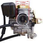 GY6 50cc 100cc Big Bore Carburetor Fit For 139QMB 139QMA Scooter Moped ATV 19mm