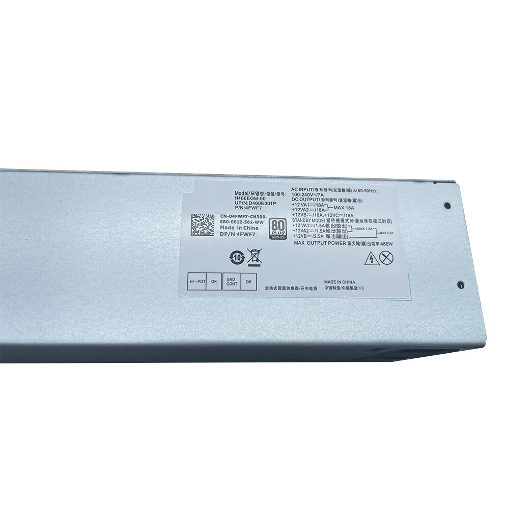 4FWF7 H460EBM00 Power Supply 460W for Dell 7070 7060 5060 G5 5090 6+4+4+6+8 Pin