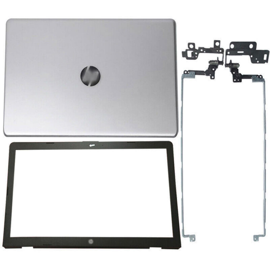 926482 001 Top LCD Back Cover Bezel Hinges Silver for HP 17 BS 17 AK 17AY