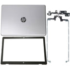 926482 001 Top LCD Back Cover Bezel Hinges Silver for HP 17 BS 17 AK 17AY
