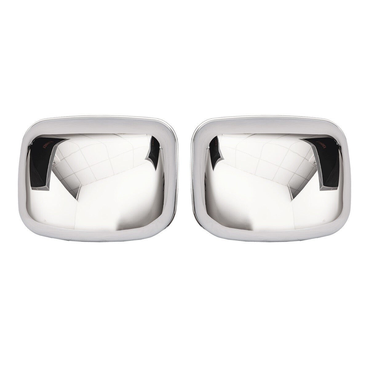 Chrome Hood Mirrors Cover LH RH Pair for 2008-2017 for Freightliner Cascadia