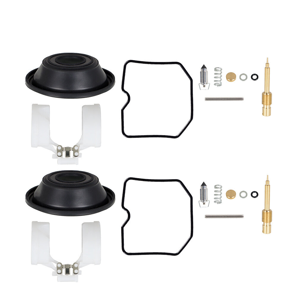 For Kawasaki EX250 Ninja 250R 2001-2012 2X Carburetor Repair Kit Diaphragm Float