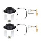 For Kawasaki EX250 Ninja 250R 2001-2012 2X Carburetor Repair Kit Diaphragm Float