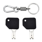 2 Forklift Ignition Keys For Gradall Gehl Hyster Komatsu Yale JLG Daewoo Hitachi