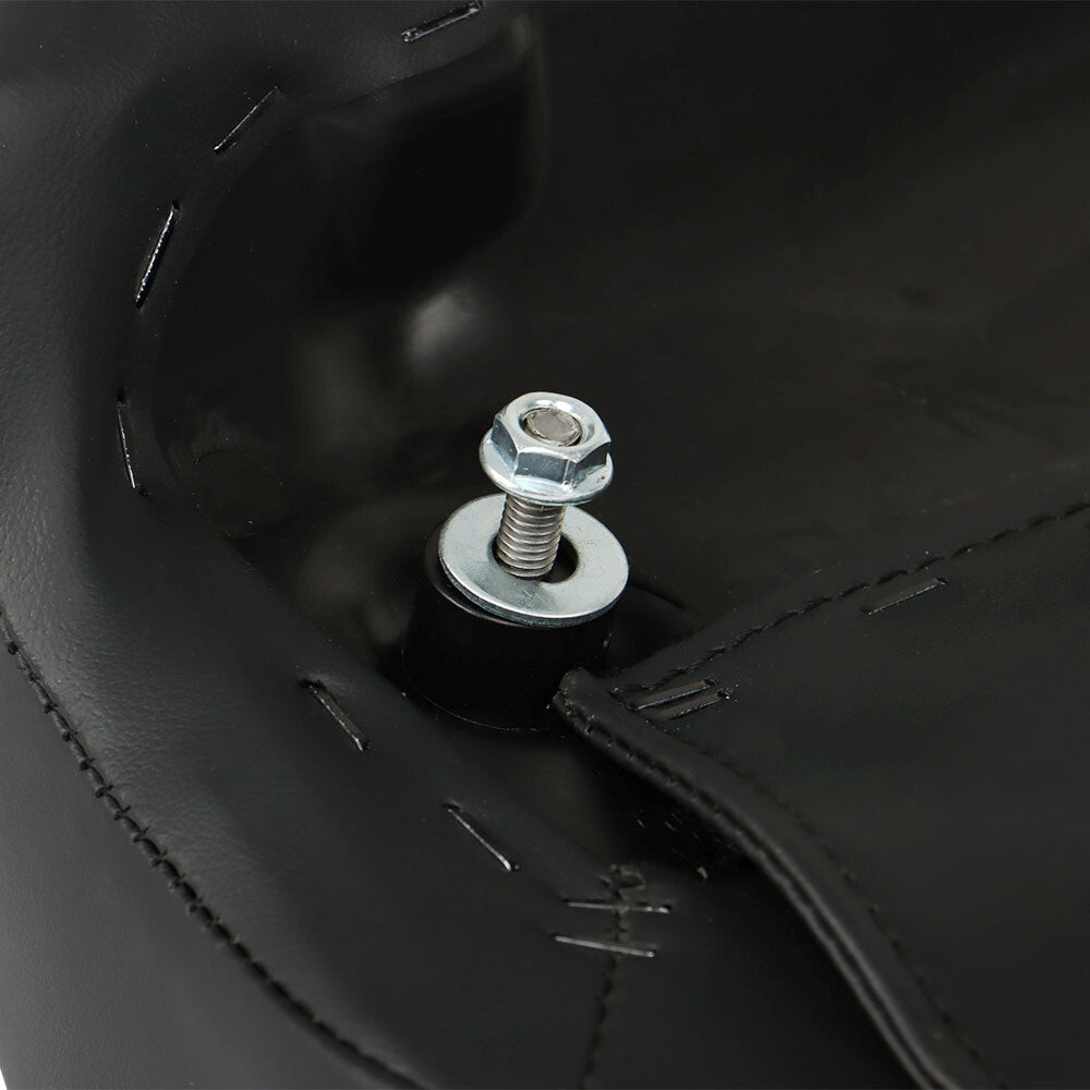 Backrest Pad Orange Stitching For Touring CVO Street Glide Road Glide 2009+ USA