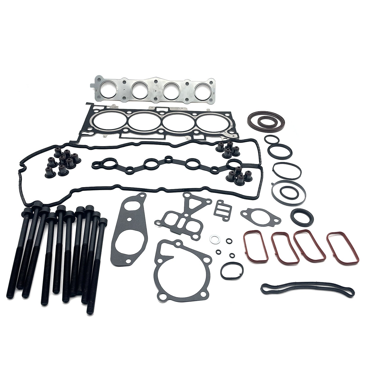 Engine Gasket Seal Kit with Head Bolts for Hyundai Sonata for Kia G4KH 2 0L