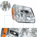 Front Headlight Fit For Chevy Equinox 2005-2009 Headlamp Projector LH+RH Pair