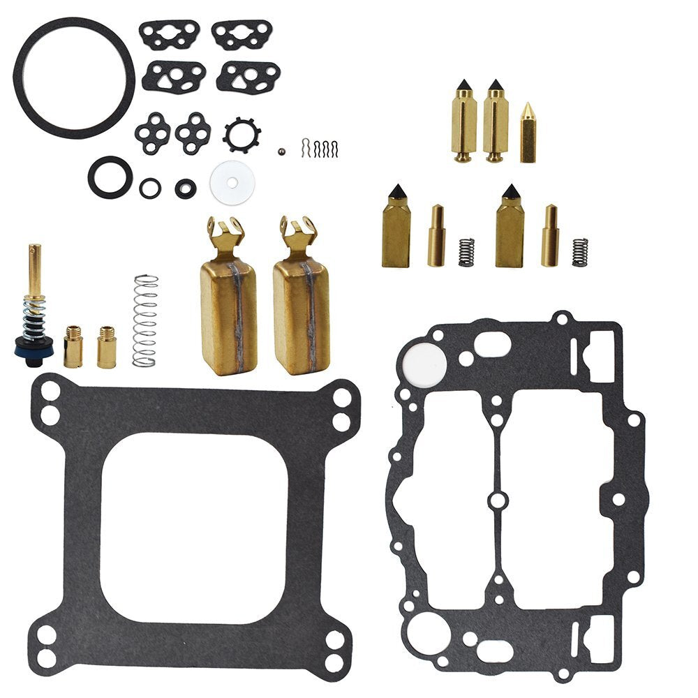 Carburetor 8M0120193 Kit For Weber Marine W-4 BBL Mercruiser 809064 With Floats