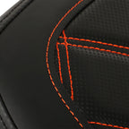 Backrest Pad Orange Stitching For Touring CVO Street Glide Road Glide 2009+ USA