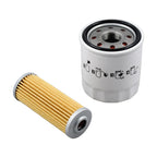 Oil and Fuel Filter kit M806418 MIU804763 for John Deere X495 X595 X740 X744