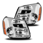 Front Headlight Fit For Chevy Equinox 2005-2009 Headlamp Projector LH+RH Pair