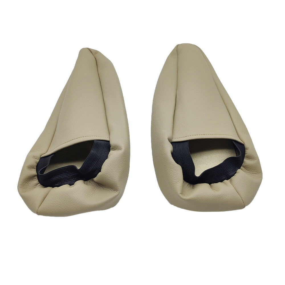 2pcs Seat Armrest Leather Cover Beige Tan for Lexus GX 470 2003 2009