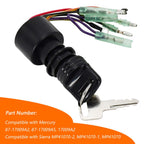 Boat Ignition Switch with Key for Mercury Mariner Outboard Motor Control Box