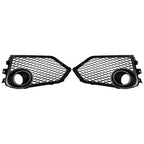 Fit 2017-2021 Honda Civic Type R Fog Light Lamp Covers+LED Fog Lights Lamps