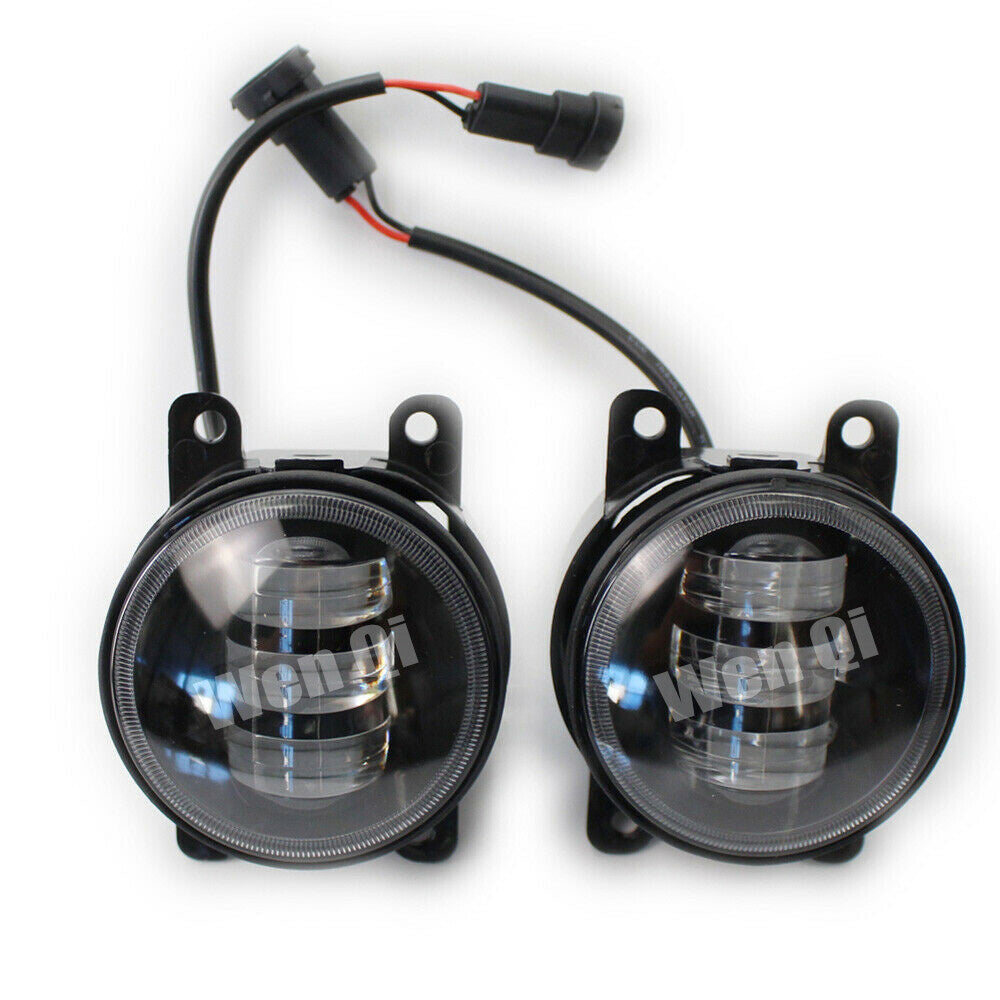 White/Yellow Dual Color 9W LED Fog Lights Lamps for Honda for Nissan for Subaru