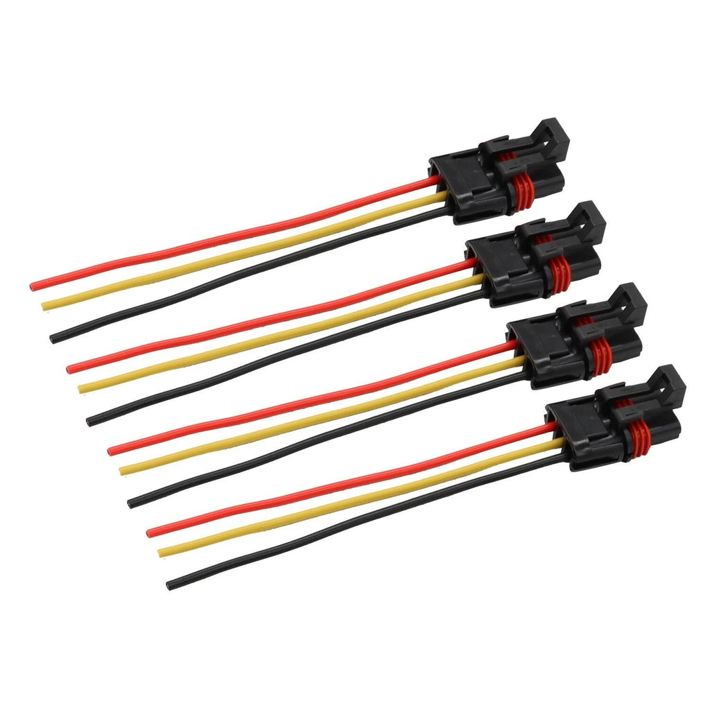 4PC Pulse Power Plug Pigtail Connector for Polaris Ranger Crew XP1000 RZR