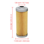 2PCS Fuel Filter For John Deere Compact Tractor MIU804763 790 655 4300 4210 4200