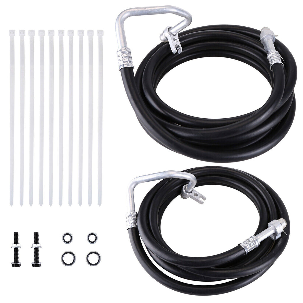 SU33468 Rear AC Line Set Aux AC Hose Kit for Chevy Suburban 2007 2014