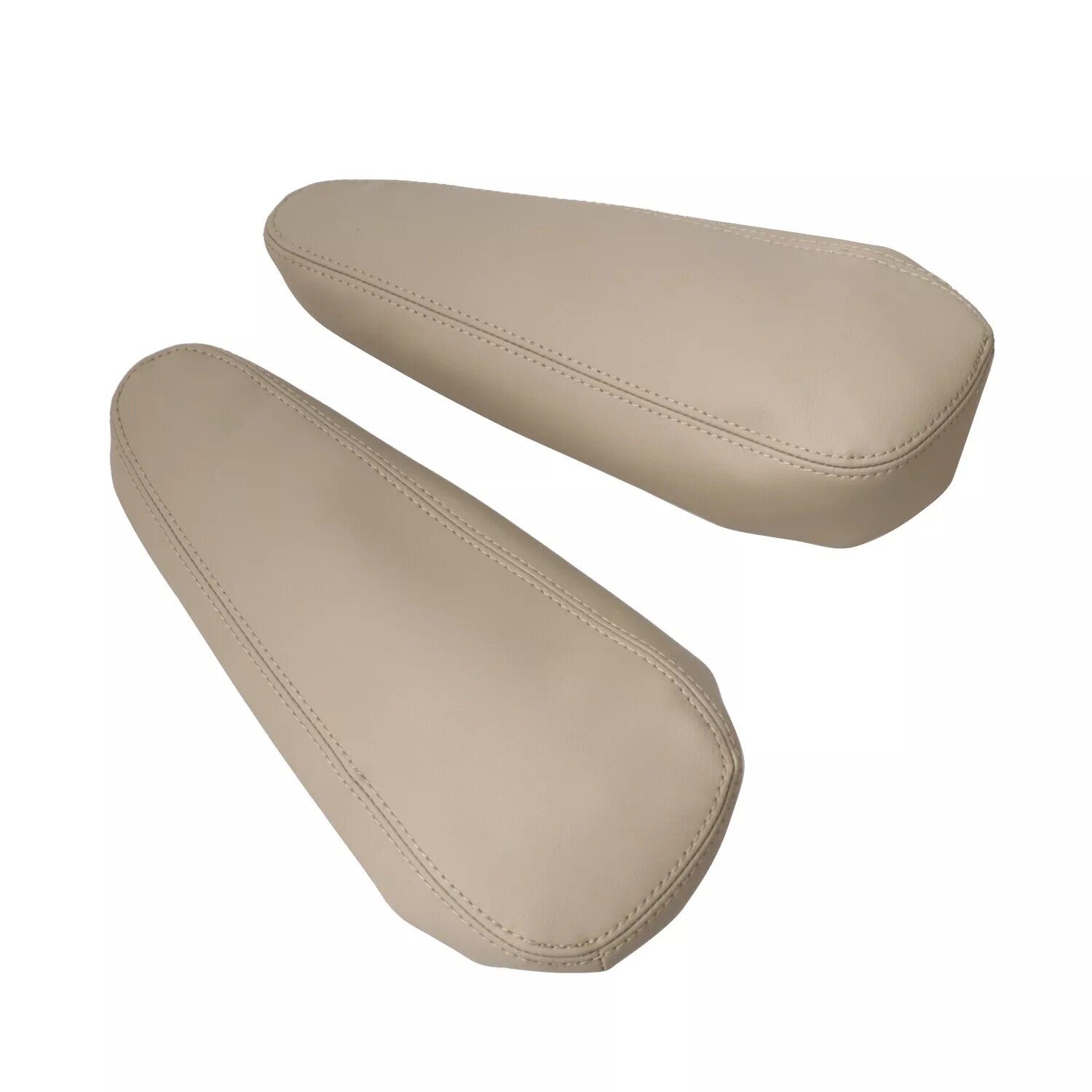 2pcs Seat Armrest Leather Cover Beige Tan for Lexus GX 470 2003 2009
