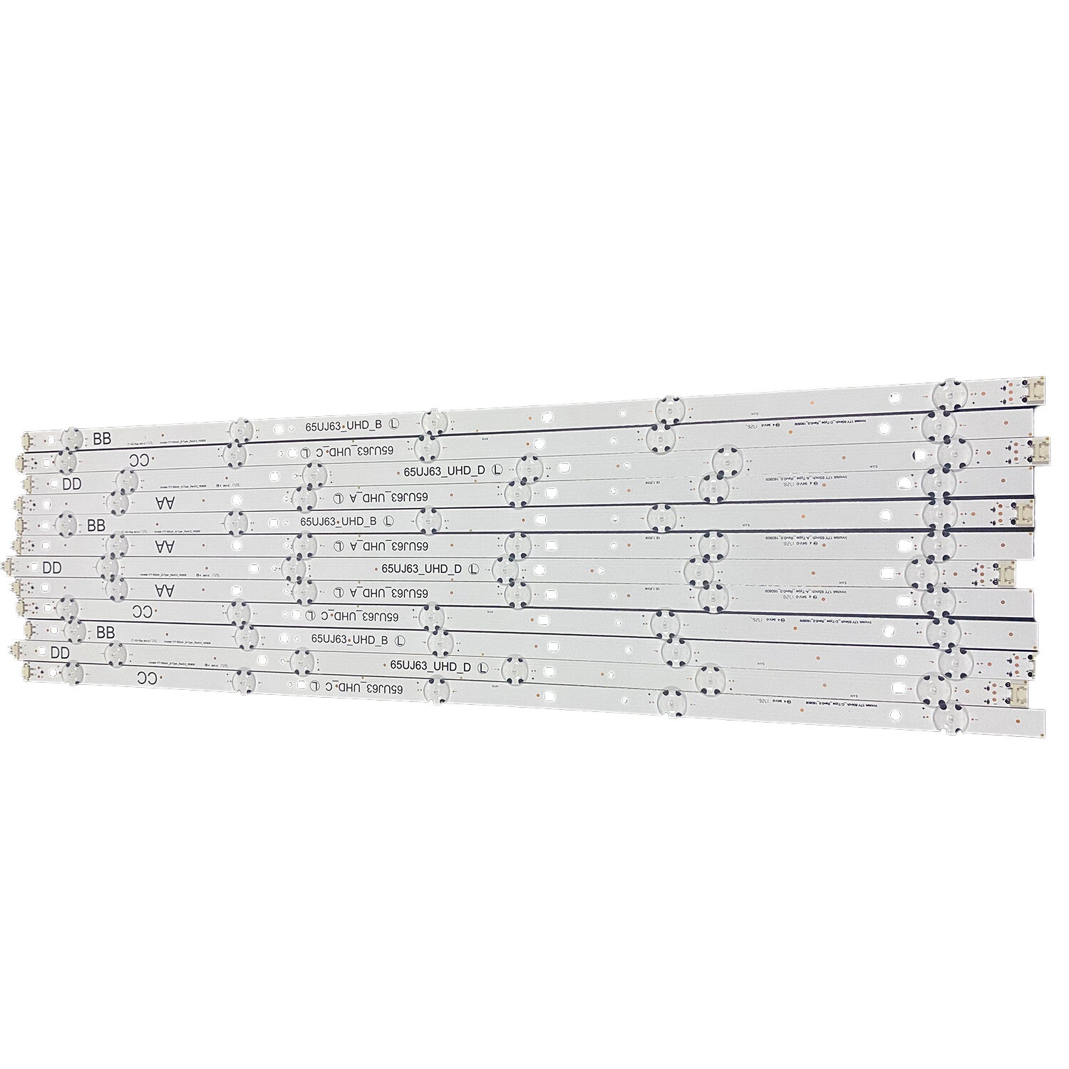65UJ63 UHD A B C D LED strips for 65UJ634V 65UJ6300 65UJ630V 65UJ5500