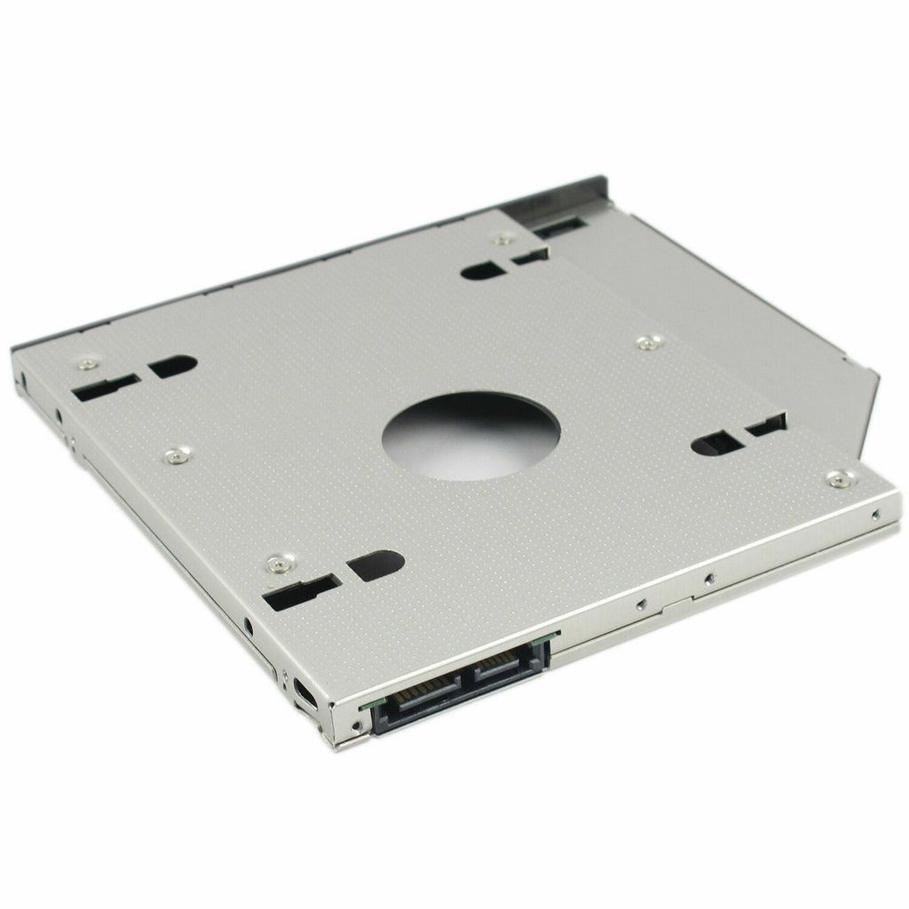 CD DVD ROM Optical Bay 9 5mm Universal SATA 2nd HDD SSD Hard Drive Caddy