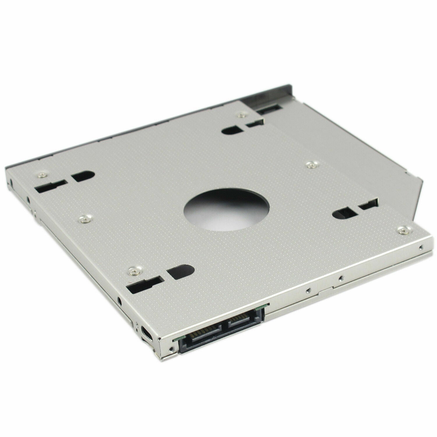 CD DVD ROM Optical Bay 9 5mm Universal SATA 2nd HDD SSD Hard Drive Caddy