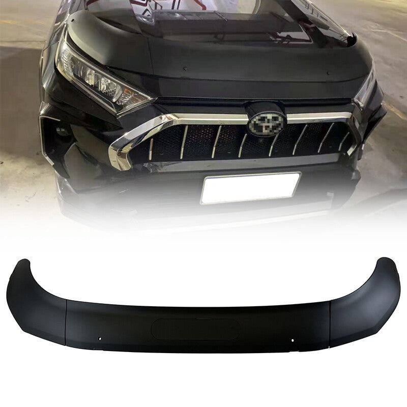 Black Bug Shield Hood Deflector Guard Bonnet Protector for Toyota RAV4 2019-2024
