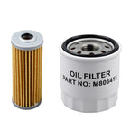Oil and Fuel Filter kit M806418 MIU804763 for John Deere X495 X595 X740 X744