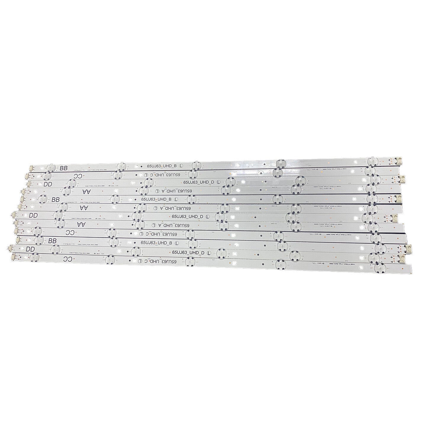 65UJ63 UHD A B C D LED strips for 65UJ634V 65UJ6300 65UJ630V 65UJ5500