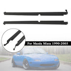 Left and Right Door Glass Window Weatherstrip Seals Set for Mazda Miata 2004