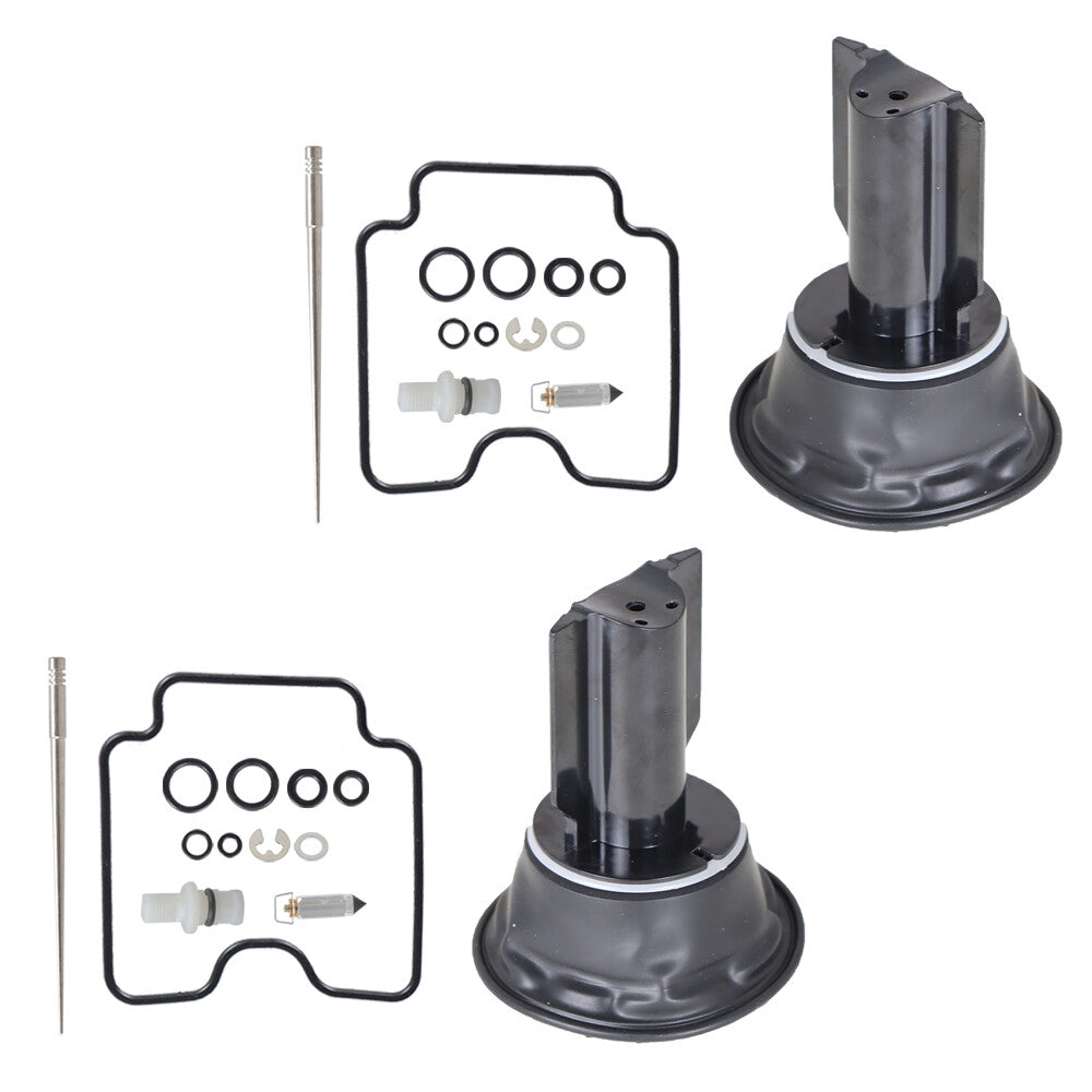 2 Sets Carburetor Repair Kit Diaphragm for Yamaha XVS1100 V-Star 1999-2007