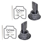 2 Sets Carburetor Repair Kit Diaphragm for Yamaha XVS1100 V-Star 1999-2007