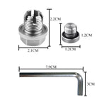 Oil Drain Plug Self Tapping Piggyback Stainless Steel Repair Kit M12
