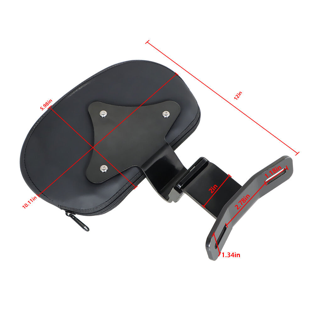 Front Driver Rider Backrest Fit For CVO Touring Road King Glide FLHR 2009-Up