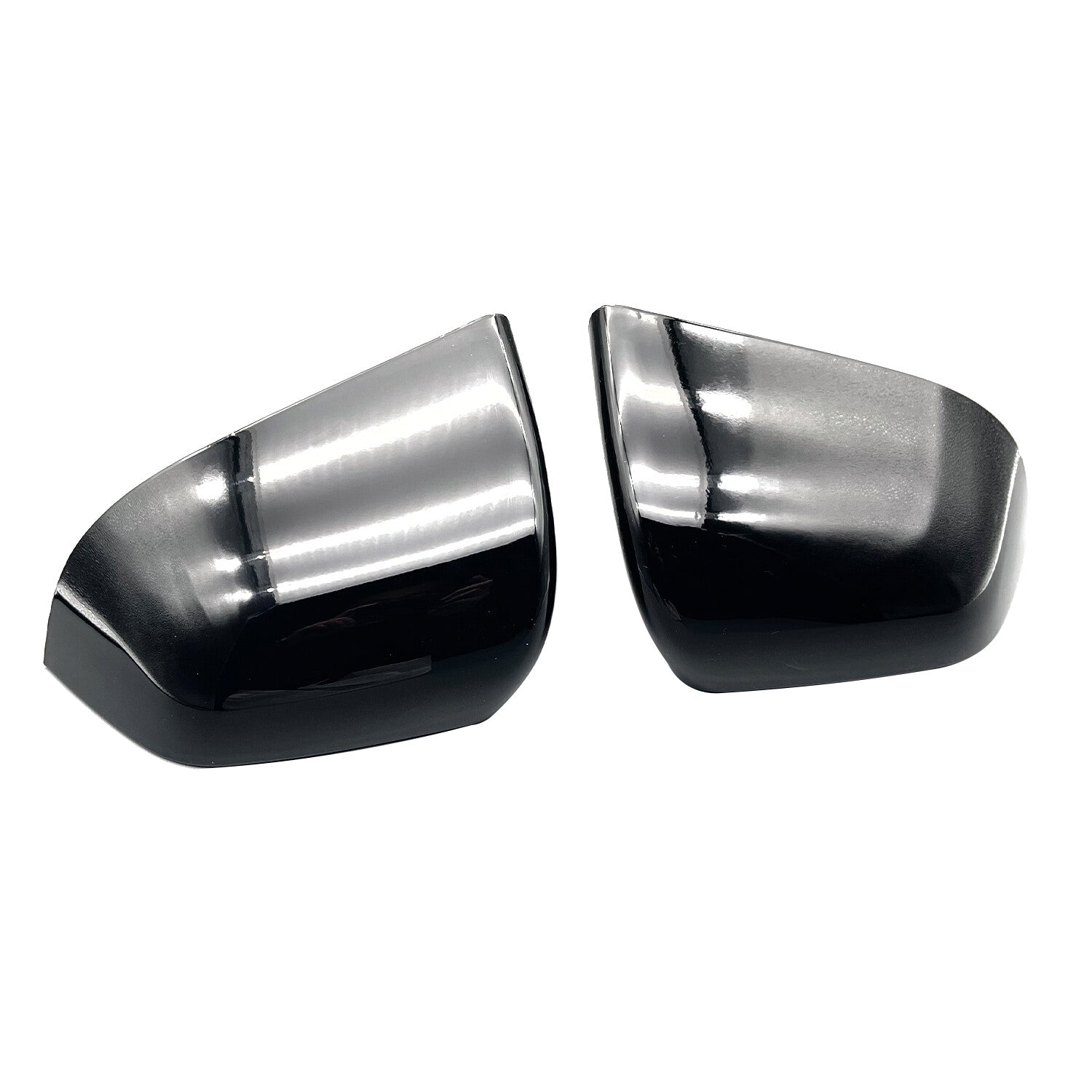 2X Left And Right Rear View Side Mirror Cover Skull Cap Black for Tesla Model y
