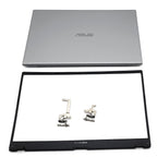 LCD Back Cover Front Bezel Hinges Silver for ASUS VivoBook X512 X512U