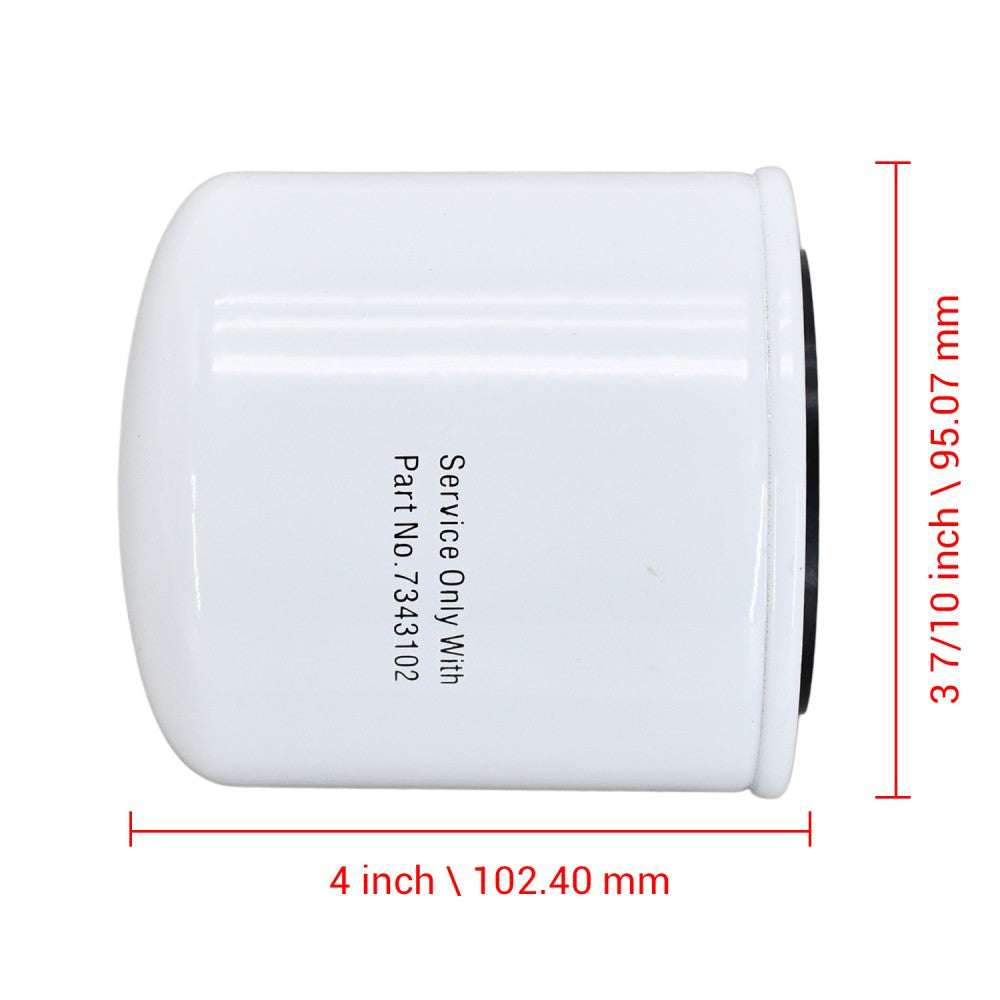 Oil Filter 7343102 7012303 for Bobcat A770 S550 S740 S76 S770 T630 E32 E35 E42