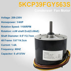 3S047 Carrier 1/4 HP, 1100 RPM, 208-230 V Condenser Fan Motor for 5KCP39FGU997AS