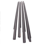 Left Right Front Rear Door Outer Belt Weatherstrip 4Pcs for Dodge Ram 1500 5500