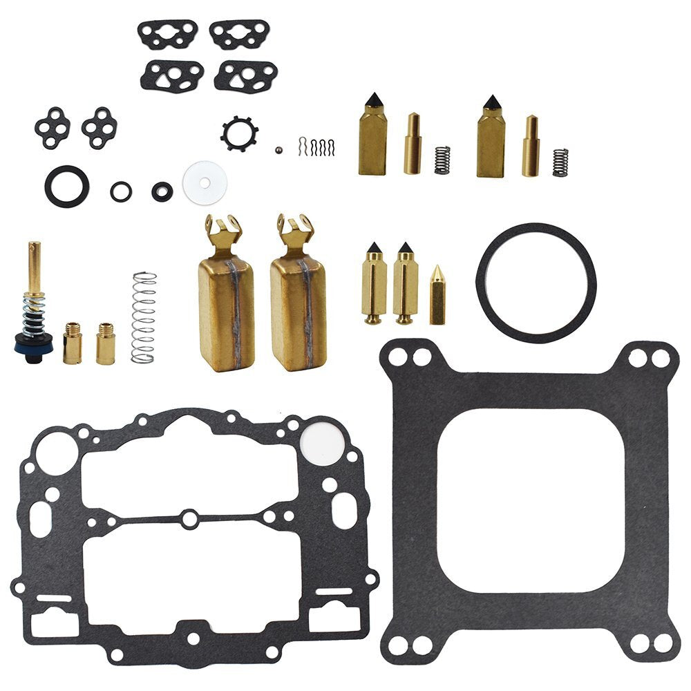 Carburetor 8M0120193 Kit For Weber Marine W-4 BBL Mercruiser 809064 With Floats