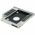 New 12 7mm DVD CD ROM Optical Bay SATA 2nd SSD Hard Drive Caddy Bracket USA
