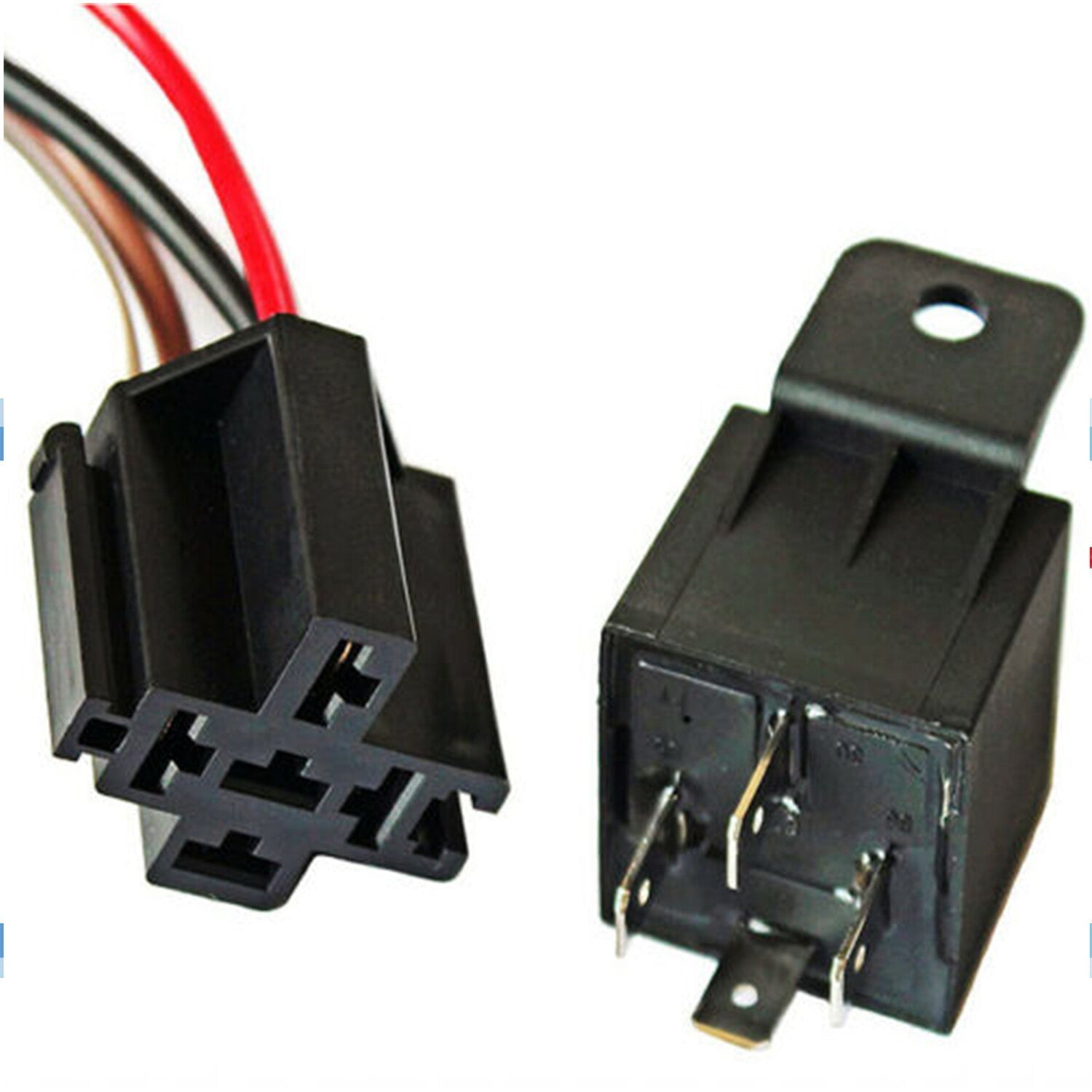40AMP 175 185 Dual Electric Fan Thermostat Harness Relay Switch Sensor Kit