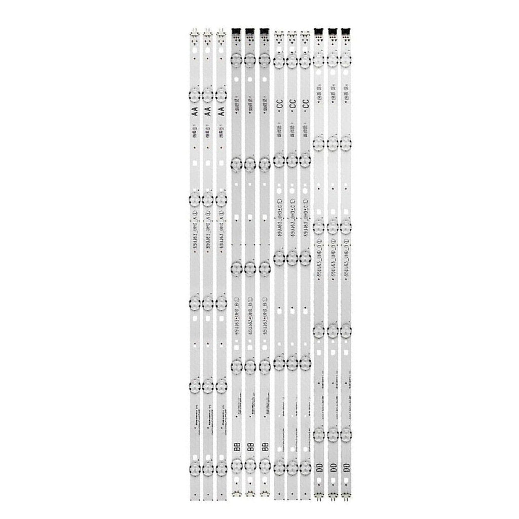 65UJ63 UHD A B C D LED strips for 65UJ634V 65UJ6300 65UJ630V 65UJ5500