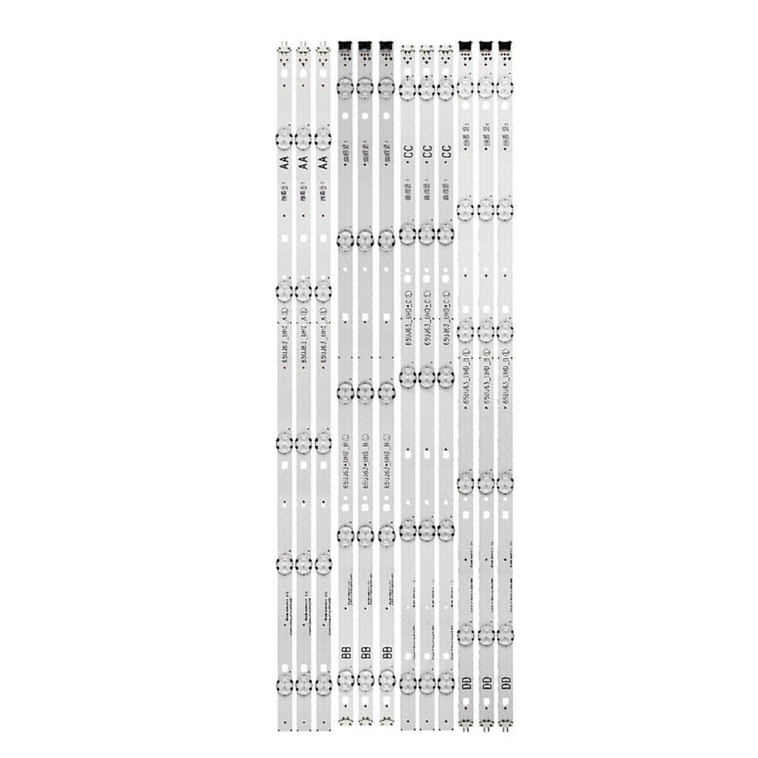 65UJ63 UHD A B C D LED strips for 65UJ634V 65UJ6300 65UJ630V 65UJ5500