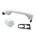 Rear Left Right Olympic White Door Handle for Chevrolet Silverado 2014 2019