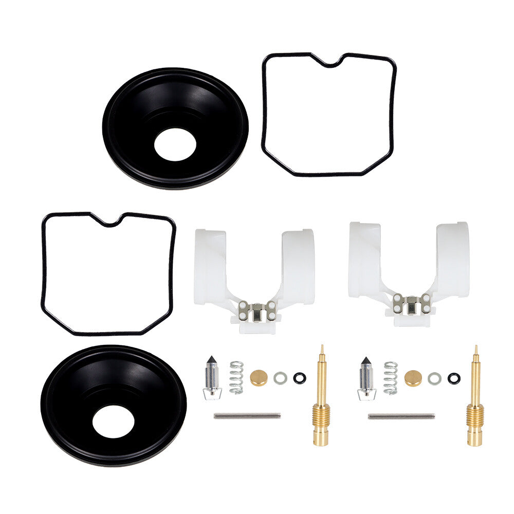 For Kawasaki EX250 Ninja 250R 2001-2012 2X Carburetor Repair Kit Diaphragm Float