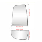 Mirror Glass Upper Lower Driver Side Left for Ford Transit 150 2021 Base Crew