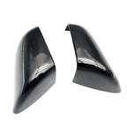 2X Left And Right Rear View Side Mirror Cover Skull Cap Black for Tesla Model y
