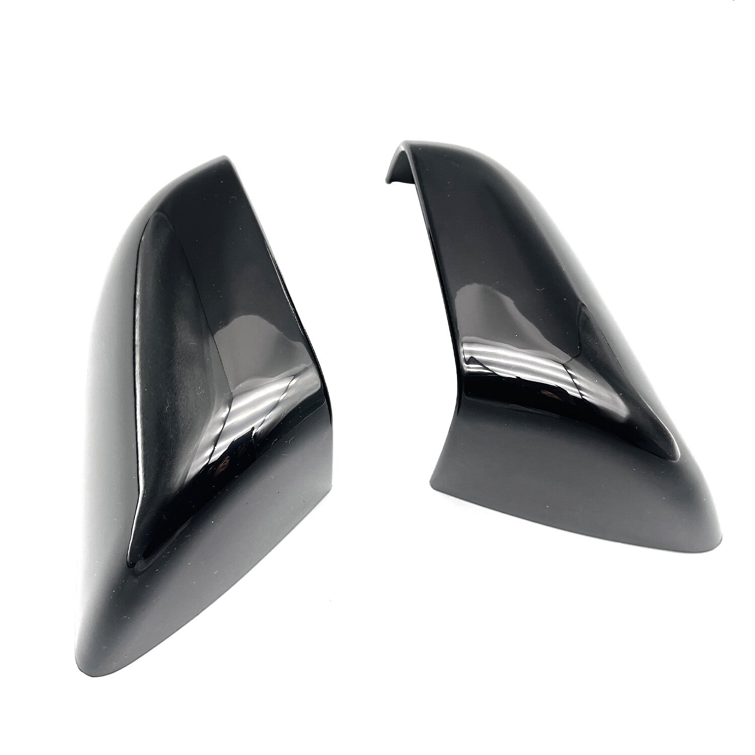 2X Left And Right Rear View Side Mirror Cover Skull Cap Black for Tesla Model y