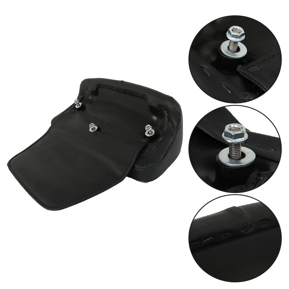 Backrest Pad Orange Stitching For Touring CVO Street Glide Road Glide 2009+ USA